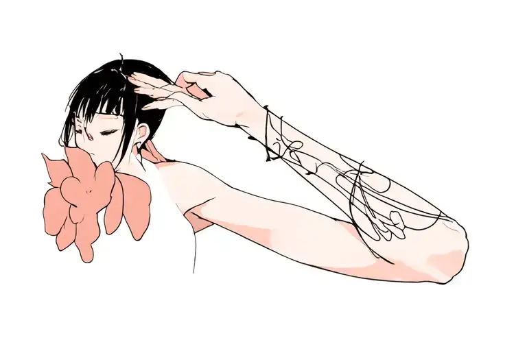 Shôyô Hinata left arm cuff tattoo design idea
