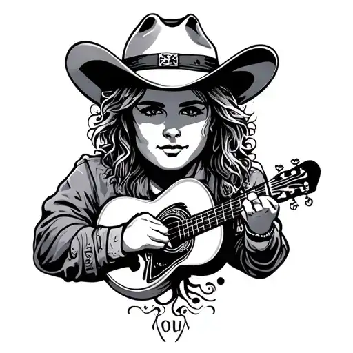 country music tattoo design idea