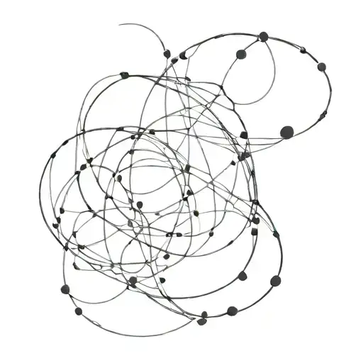 invisble string theory t and j tattoo design idea