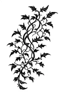 Gothic Vine tattoo design idea