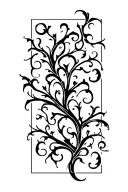 Gothic Vine tattoo design idea
