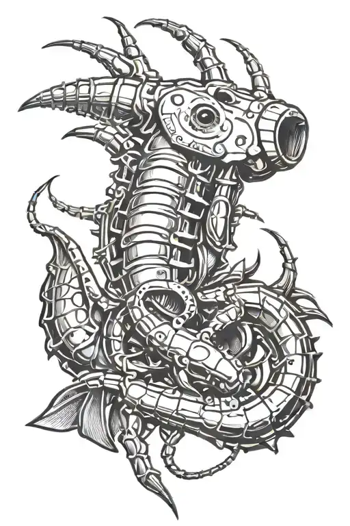 pistol shrimp tattoo design idea