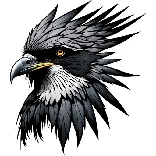 Blackfoot thunderbird tattoo design idea