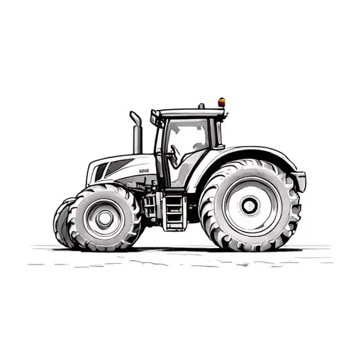 case ih dad tattoo design idea