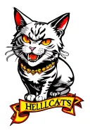 srts and hellcats tattoo design idea