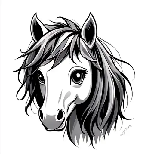 a tattoo for a pony i had once called galaxy in disguise not featuring a horse tattoo design idea