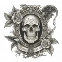 Psalm 23 tattoo design idea