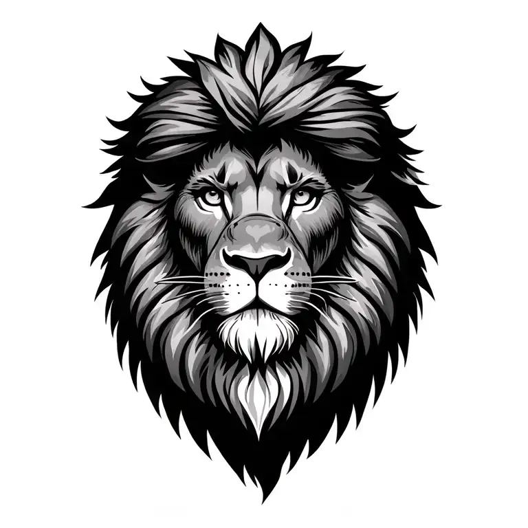 sikh lion wearing tattoo design idea