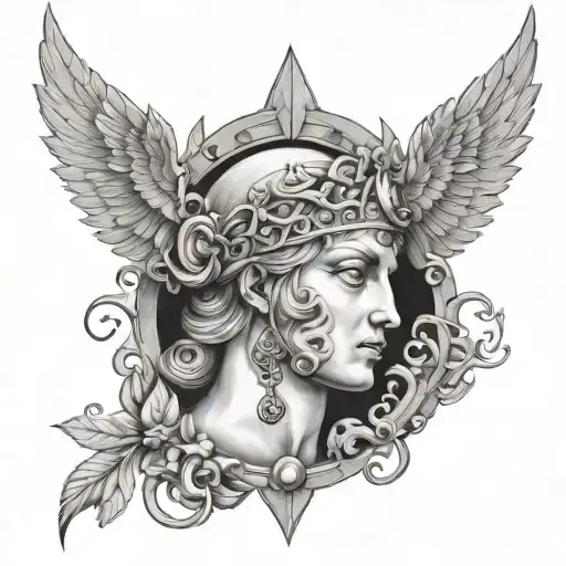 Renaissance tattoo design idea