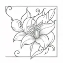 Fairy Tail Crest with Lilies  tattoo design idea