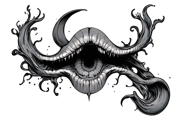 Butthole tattoo design idea