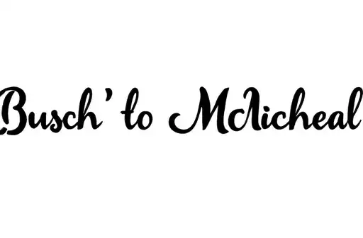 "Busch to McMicheal" tattoo design idea