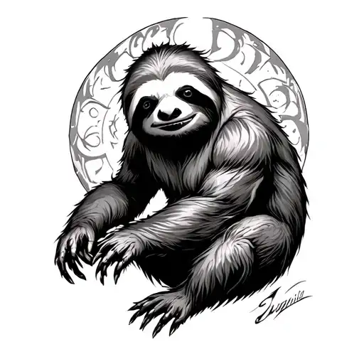 sloth 7 deadly sins full metal alchemist tattoo design idea