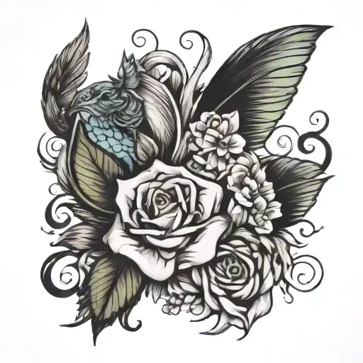 Even though you and I never, you and I always tattoo design idea