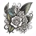 Even though you and I never, you and I always tattoo design idea