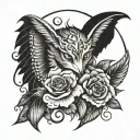 Even though you and I never, you and I always tattoo design idea