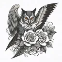 Even though you and I never, you and I always tattoo design idea