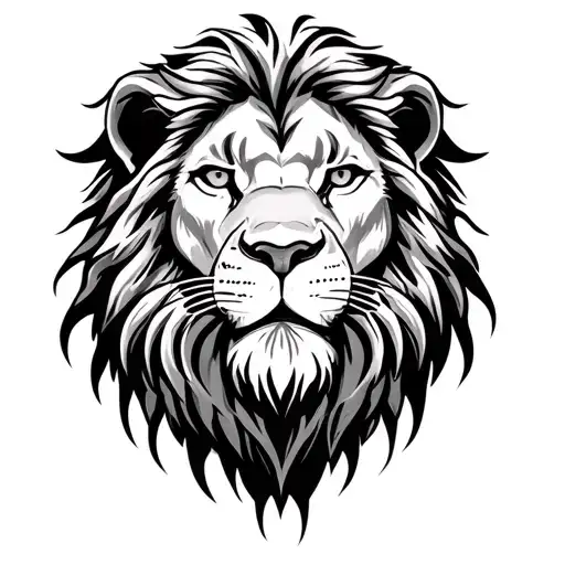 lion sin of pride with the law of equivalent exchange built in tattoo design idea