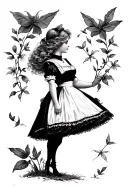 Alice in the country of miracles tattoo design idea