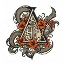 YHWH written tattoo design idea