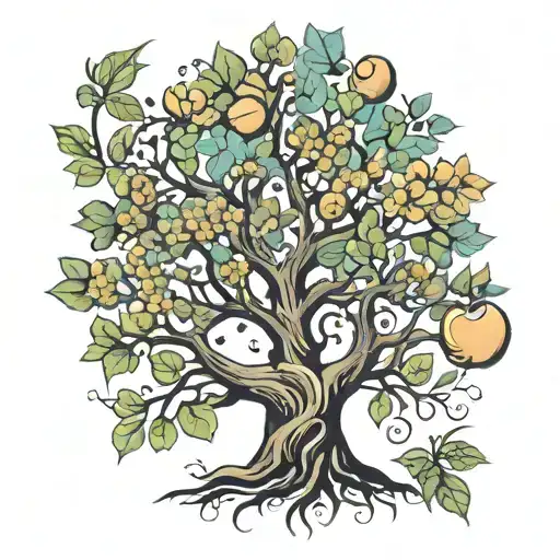 teacher tree intelligence smart tattoo design idea