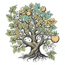 teacher tree intelligence smart tattoo design idea
