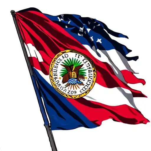  Dominican flag, USA flag, Taino tribal tattoo, Dominican Monument to the Heroes of the R tattoo design idea