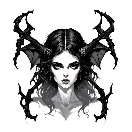 Succubus Womb tattoo design idea