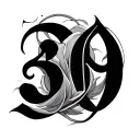 369 tattoo design idea