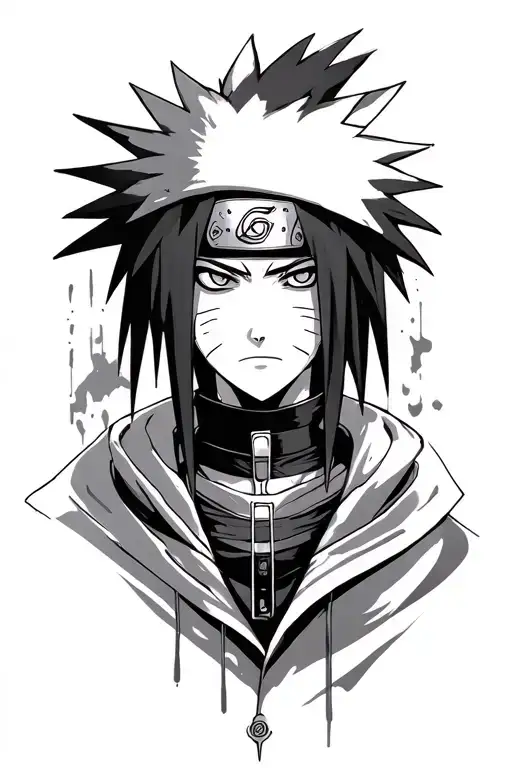Obito Uchiha tattoo design idea