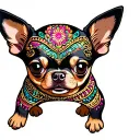 chihuahua alebrije tattoo design idea