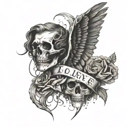 To live, we must die. tattoo design idea