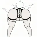 anal slut tattoo design idea