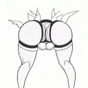 anal slut tattoo design idea