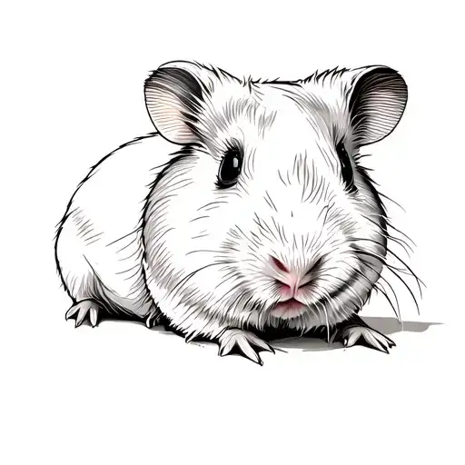 guinea pig tattoo design idea