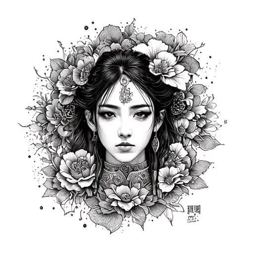 Japanese Band tattoo design idea