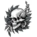 Trampstamp tattoo design idea
