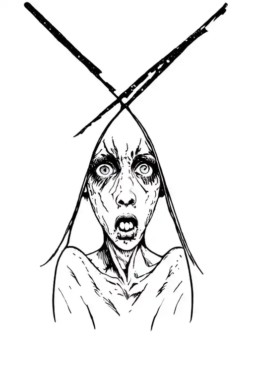 Anxiety tattoo design idea