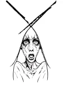 Anxiety tattoo design idea