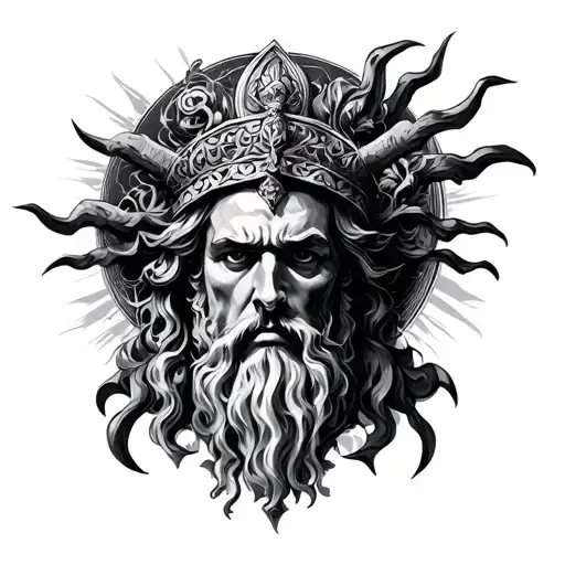 Damocles tattoo design idea