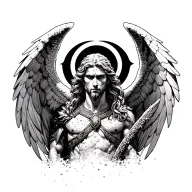 archangel uriel tattoo design idea