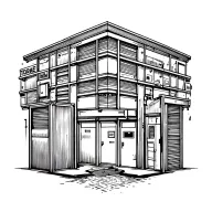 storage facility tattoo design idea