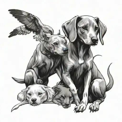 3 Best Friend tattoo design idea