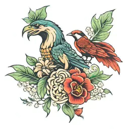 Ireland and Romania tattoo design idea