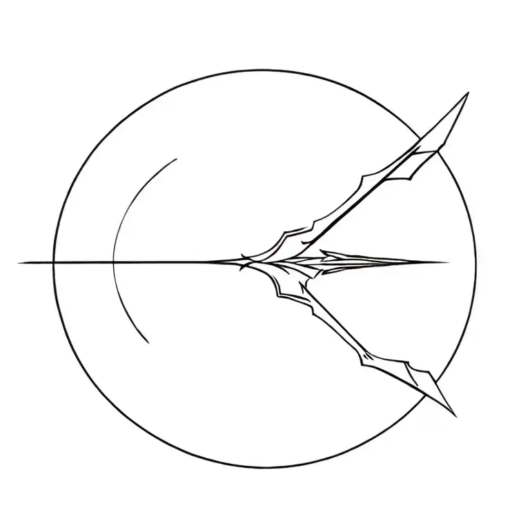 fallen knight tattoo design idea