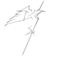 fallen knight tattoo design idea