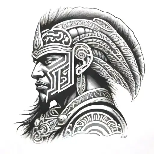 maori warrior tattoo design idea
