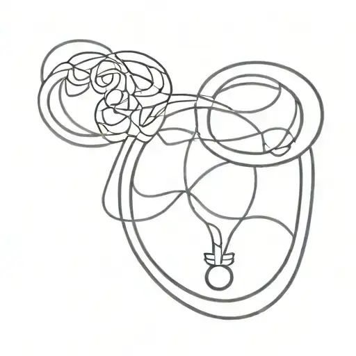 Strength Wisdom Charm Enigma tattoo design idea