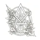 anarchy and equality tattoo design idea