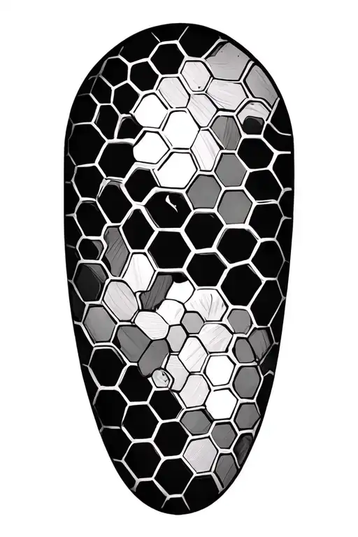 honeycomb sleeve tattoo tattoo design idea